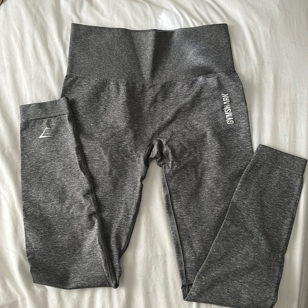 NWOT Light Grey Marl Gymshark Adapt Seamless Leggings S